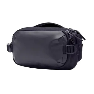 1.5 Liters Compact Lightweight Belt Bag Bum Bag One Size Black Fanny Pack