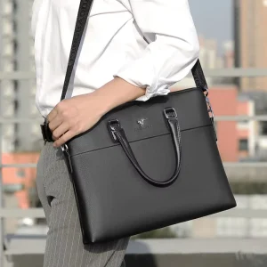 14inch Men’s Messenger Bag 17.3 Inches Laptop Briefcase Business Computer Handbag Shoulder Bag for Men