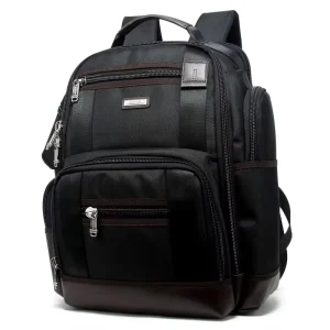 15.6 Inch Nylon Laptop Backpack for Men Vintage Style Waterproof Anti-Theft with Big Capacity Business Travel Bags