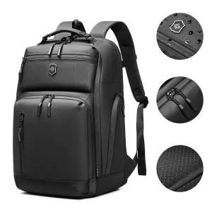 15.6 Inch Portable Business Laptop Backpack OEM Waterproof Oxford Material with USB Feature for Men
