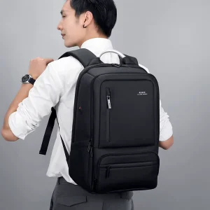15.6inch Business Laptop Bag Waterproof Business Travel Men’s Backpack with USB Port