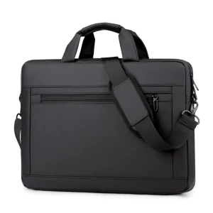 16 Inch Waterproof Laptop Briefcase Men’s Oxford Crossbody Sling Bag with Outlooking Laptop Briefcase