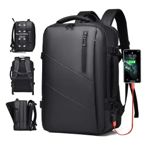 16inch Business Expandable School Laptop Bag Mochila De Viaje Weekender Daydpack Oxford Travel Backpack for Hiking and Business