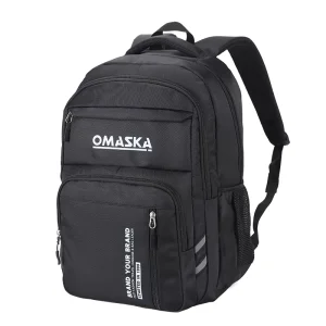17 Inch Waterproof Oxford Material Laptop Backpack Large Capacity Student Bag Zipper Closure for Men’s