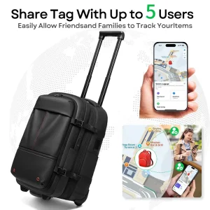 17″ Laptop Battery Powered Backpack TSA Lock Luggage Strap Men’s Backpack