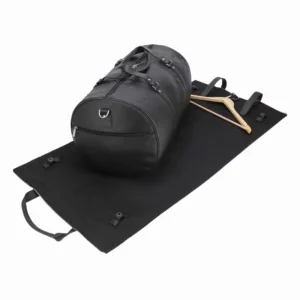 2 in 1 Hanging Suit Carrier with Shoe Compartment Men’s Weekender Garment Bag Wrinkle Free Carry on Travel Bag for Business Trip
