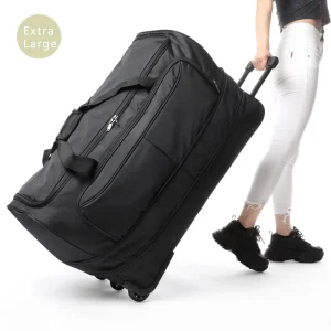 28 Inch Unisex Trolley Case Large Capacity Oxford Cloth Travel Bag with Spinner Caster Men’s Women’s Consignment Bags