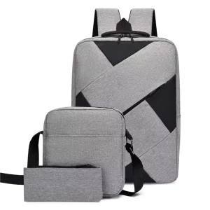 3 in 1 Duffle Bag Waterproof Rucksacks 17.3 Inch Laptop Business Design Work Logo Backpack with USB for Men