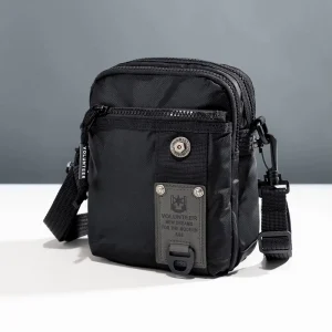3L Crossbody Shoulder Phone Bag Men’s Casual Simple Multifunctional Waterproof Sling Bag for Men 1809 10
