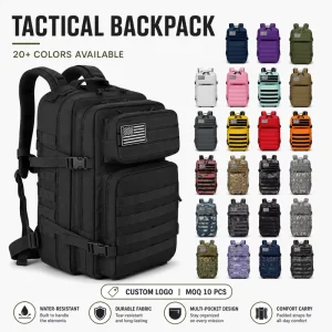 45L Tactical Backpack Mini Heavy Duty Waterproof Mochilas Taticas Hiking Bags Oxford Tactical Backpacks For Men