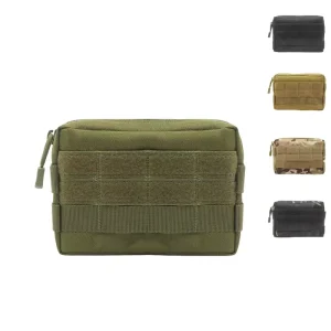 600D Nylon Waterproof Tactical Waist Bag Men’s Outdoor Hiking Phone Waist Bag Green