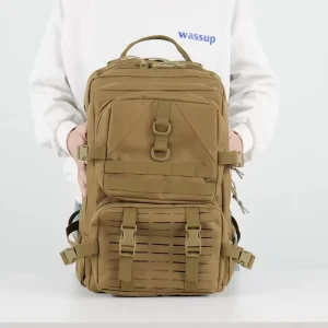 900D Oxford Cloth Men’s Outdoor Tactical Bag with Multifunctional Anti wear Scratch Resistant Tactical Backpack