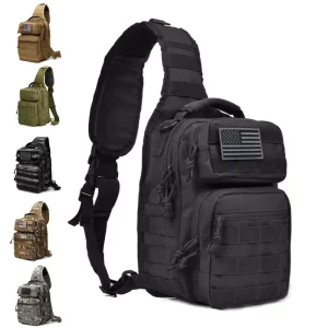 900D Waterproof Molle Assault Range Tactical Hiking Traveling Tactical Chest Bag Shoulder Sling Backpack Bags