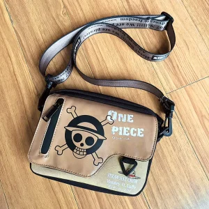Anime King Fire Shadow Ghost Extermination Blade Totoro Oxford Waterproof Crossbody Mobile Phone Messenger Bag Men’s Fashion All