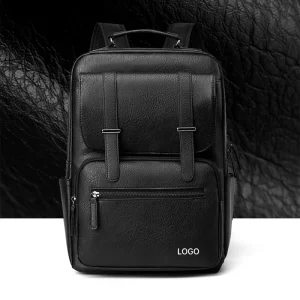 Anti Theft Business Backpack Waterproof PU Custom Men’s 15.6 inch Laptop Schoolbag