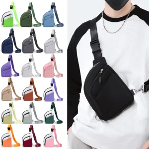 Anti Theft Casual Sling Chest Bags Travel Waterproof Man Crossbody Bags Unisex Zipper Fanny Pack
