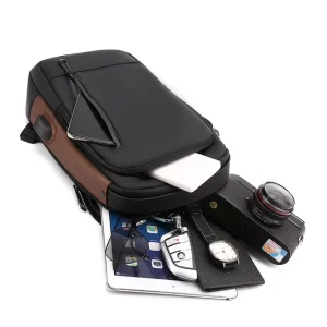 Anti Theft Men Chest Bag for Travel Secure Crossbody Sling Designed for Commuters and Outdoor Retailers