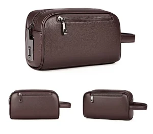 Anti Theft Men’s Handbags PU Leather Men’s Clutch Bag Intelligent Fingerprint Lock Men’s Bag Sacoche Homme