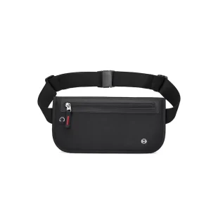 Anti-Theft Minimalist Nylon Unisex Passport Holder & Waist Bag with String Closure for International Travel