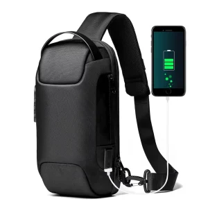 Anti Theft Sling Bag Backpack Waterproof Crossbody Shoulder Bag Travel Casual Daypack Men Chest Bags With USB Charge Port