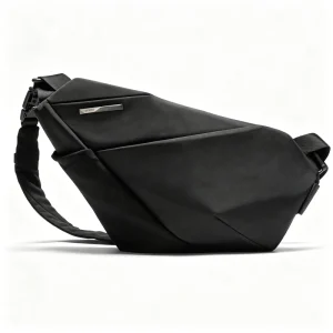 Anti Theft Ultra Slim Sling Bag for Men Hidden Pocket Chest Crossbody Travel Bag OEM Custom Logo Bulk Supply