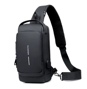 Anti Theft Waterproof Chest Pack Sling Bag for Men Crossbody Bag