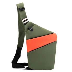 Anti Theft Waterproof Single Shoulder Pack Eco RPET Multi Color Travel Men’s Sling Chest Bag Men Crossbody Bag