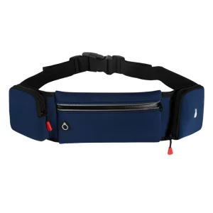 Anti bounce Neoprene Hydration Belt Waist Pack Custom Logo Printed Water Bottle Bag Waterproof Running Waist Belt Bag Fanny Pack