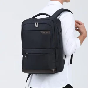 Aoking High Quality Custom Logo Fashion Multifunction Waterproof Men Anti Theft Business Laptop Backpack Zipper USB Charging