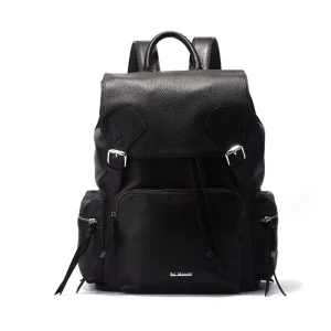 B80411 Z Luxury Men’s High Quality Genuine Leather Backpack Vintage Fashion Style Waterproof Feature Laptop Compartment