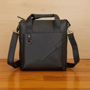 BEARKY Handbag Casual Business Office Crossbody Men’s Sling Shoulder Bags Travel Genuine Leather Messenger Bag for Men