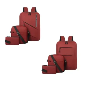 BK01 Lifestyle Fashion 3 in 1 Multi Functional Laptop Business Travel Backpack Cross Body and Purse Bag