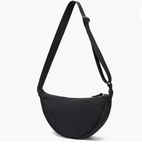 BSCI GRS Women’s Men’s Small Sling Crossbody Bag Half Moon Shape