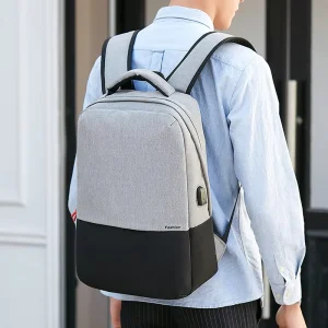 Backpack New Men’s Computer Backpack Large Capacity Student Schoolbag Outdoor Travel Bag