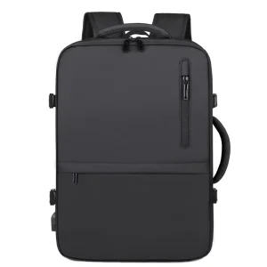 Backpack Office Computer Bag Black Nylon Custom Logo Laptop Backpacks