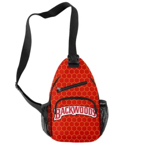 Backwoods Cookie Waterproof Zipper Men’s Outdoor Chest Bag Single Shoulder Sling Bag for Outdoor Activities