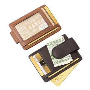 Bag Factory Cross border Men’s Handbag Cork RFID ID Card Holder Multiple Card Slots Magnetic Card Sleeve Vintage Holders