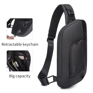 Bange High Quality New Design Korean Waterproof Boys Crossbody Stylish Anti-Theft Custom Men Sling Bag