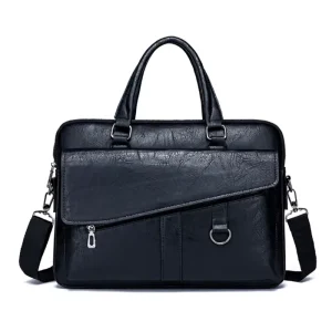 Briefcase Men’s Business Bag Large Capacity Handbag Multi Functional Commuting Laptop Bag