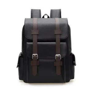 British Retro Fashion Soft Oxford Eco Friendly Backpack with Zipper Closure Large Capacity Travel Air Cushion Belt