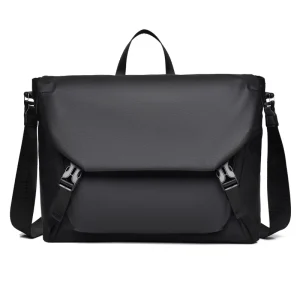 Business Casual Summer Large Men’s Crossbody Laptop Shoulder Bag Briefcase Multifunctional Lightweight Waterproof Polyester