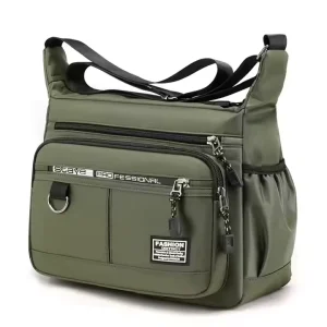 Business Crossbody Bags for Men Nylon Waterproof Casual Backpack Large Capacity Travel Messenger Bags Men’s Single Shoulder Bags