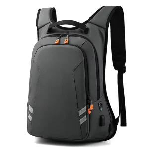 Business Fashion Men’s Oxford Material Eco Friendly Anti Theft Computer Backpack with Air Cushion Belt and Detachable Strap