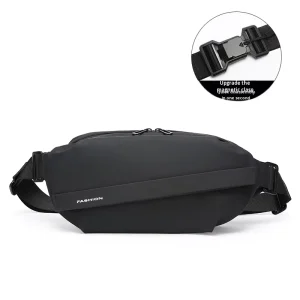 Business Fashion PU Waterproof Antibacterial Custom Logo Men’s Messenger Crossbody Single Shoulder Luxury Bag