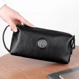 Business Handbag Pu Leather Casual Men’s Bag Clutch Bag Custom Logo
