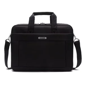 Business Men’s Casual Messenger Nylon Waterproof Laptop Briefcase Customizable Logo Crossbody Soft Bag Zipper Closure
