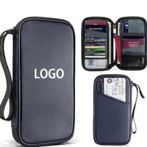 Business RFID Passport Bag Multi-functional Change Bag Certificate Bag for Men