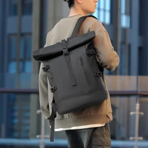 Business Travel Backpack Men’s Waterproof Wear-resistant Spine-Protecting Computer Bag Commuter Backpack