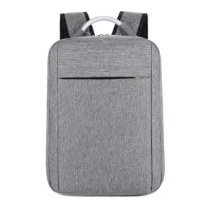 Business Travel Backpack for Men’s Casual Use with USB Charging Laptop Bag Breathable Polyester Lining Below 20L Capacity