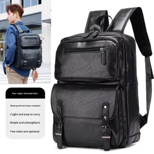 Business Travel Simple Men’s Backpack Large Capacity Multifunctional Computer Bag Outdoor Versatile Travel Bag